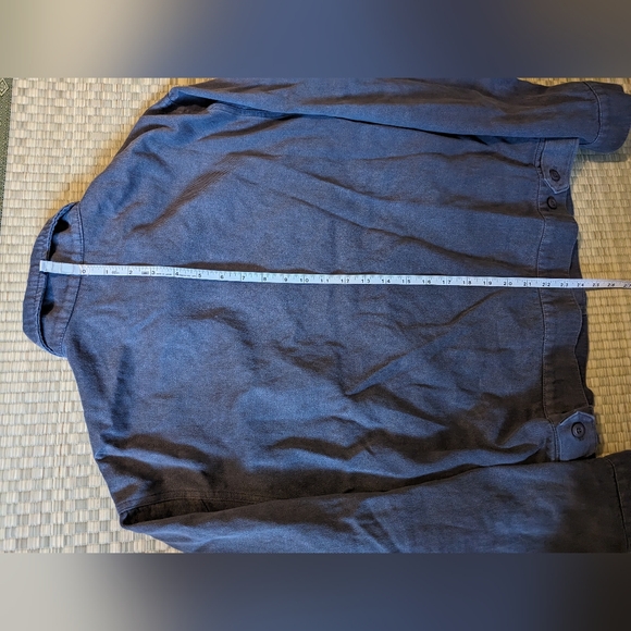 Jungmaven Mechanic Jacket Hemp Cotton Diesel Gray Women's Size Large Made in USA - Picture 5 of 5